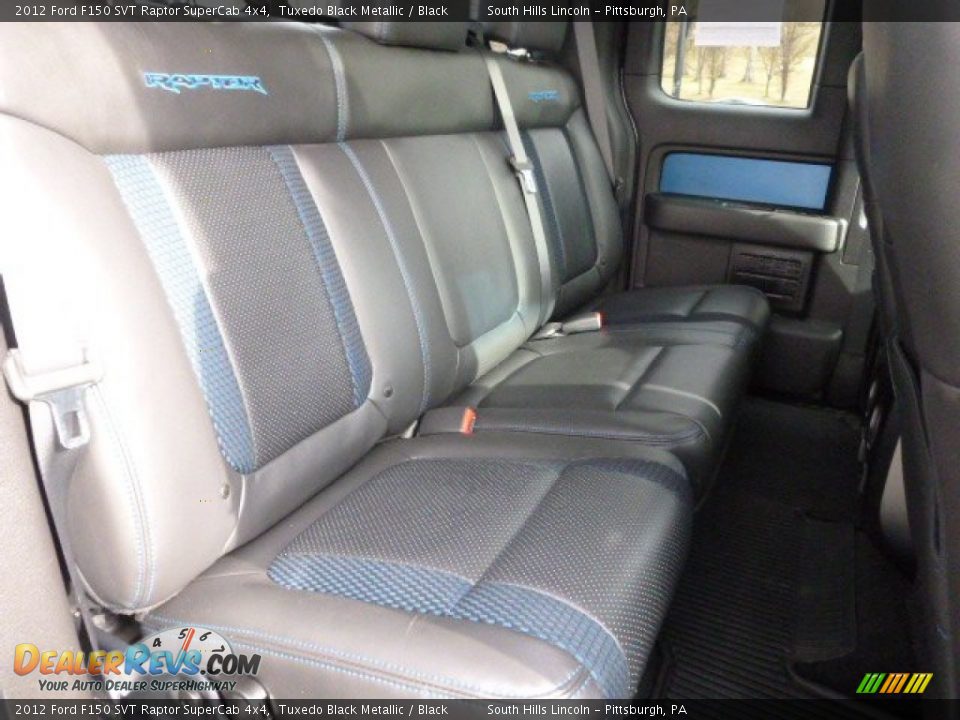 2012 Ford F150 SVT Raptor SuperCab 4x4 Tuxedo Black Metallic / Black Photo #14