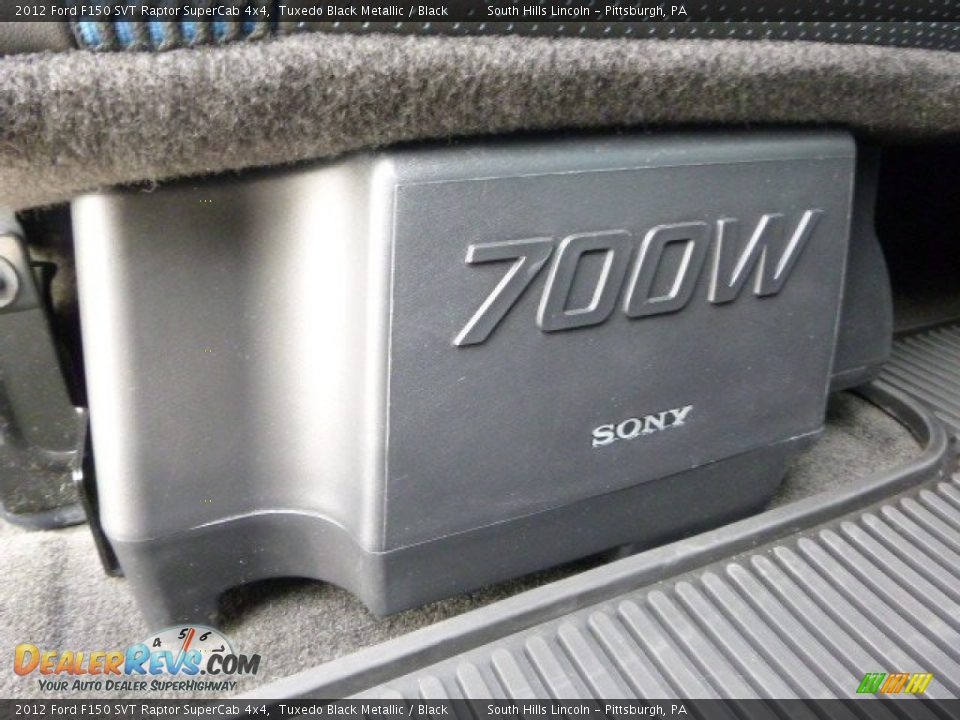 2012 Ford F150 SVT Raptor SuperCab 4x4 Tuxedo Black Metallic / Black Photo #15