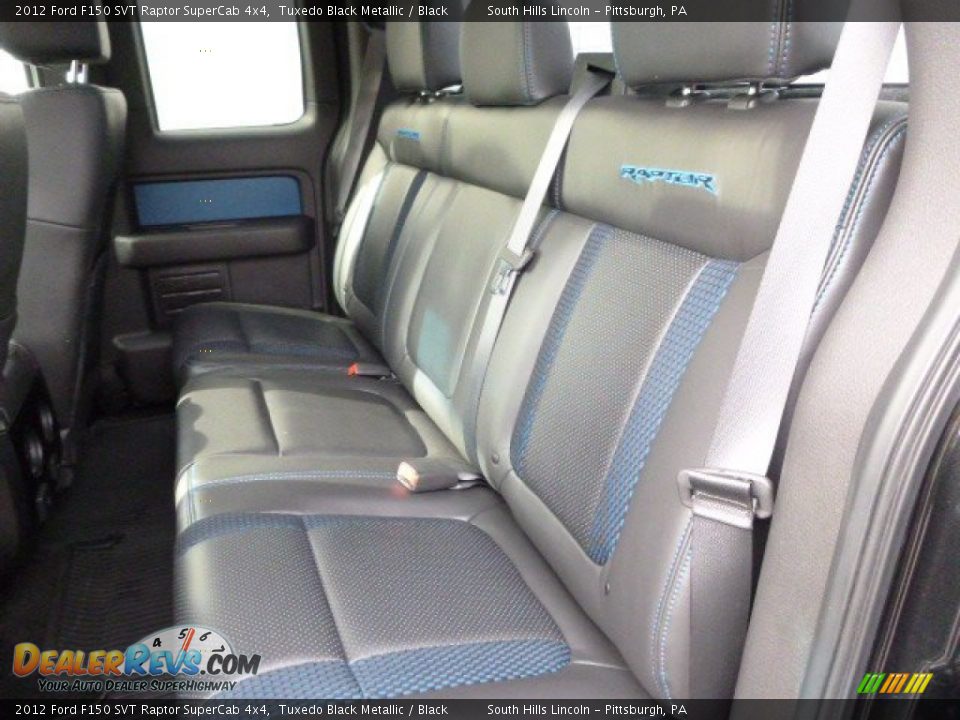 2012 Ford F150 SVT Raptor SuperCab 4x4 Tuxedo Black Metallic / Black Photo #17