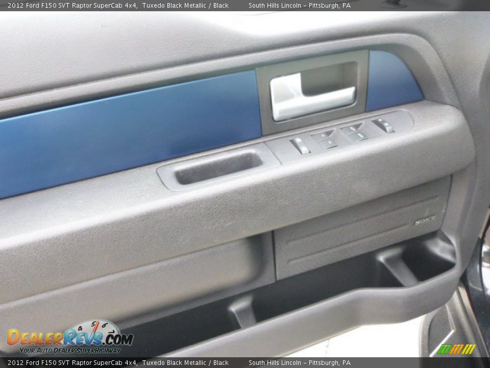 2012 Ford F150 SVT Raptor SuperCab 4x4 Tuxedo Black Metallic / Black Photo #19