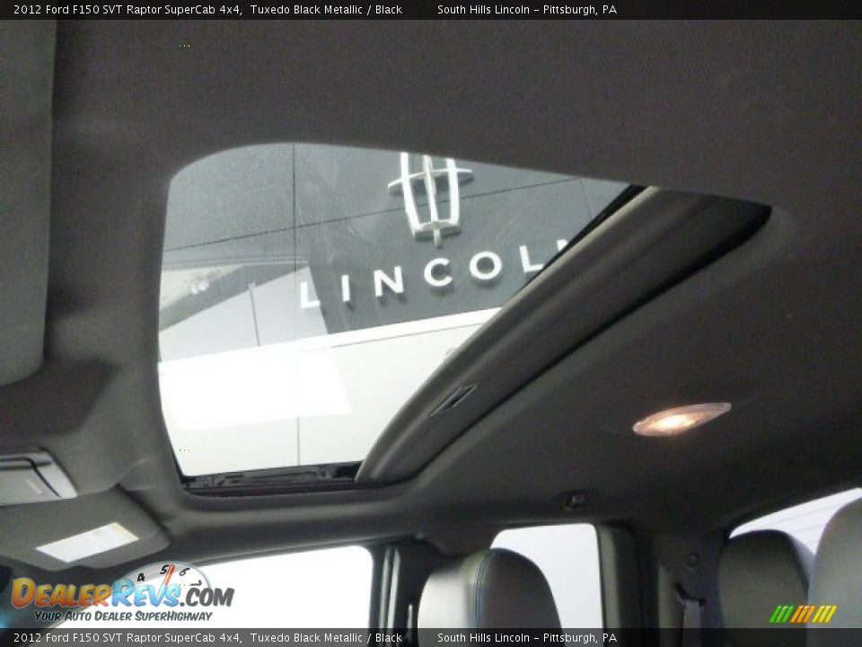 2012 Ford F150 SVT Raptor SuperCab 4x4 Tuxedo Black Metallic / Black Photo #20