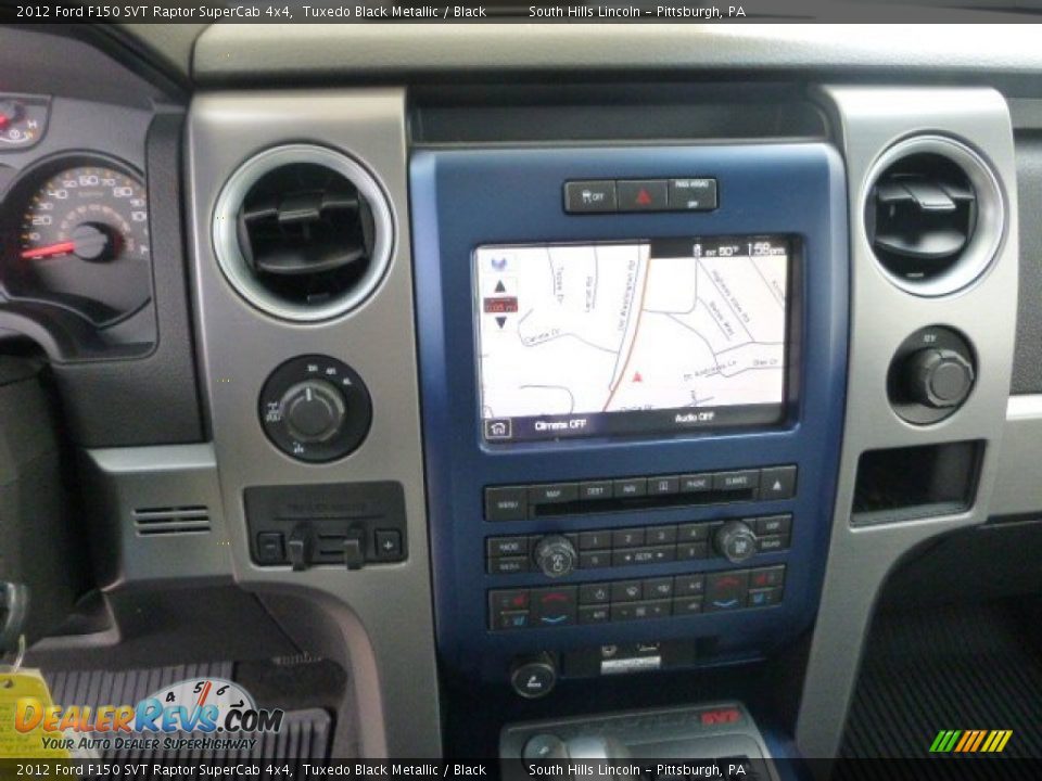 2012 Ford F150 SVT Raptor SuperCab 4x4 Tuxedo Black Metallic / Black Photo #22