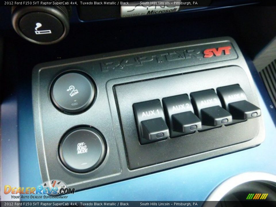 2012 Ford F150 SVT Raptor SuperCab 4x4 Tuxedo Black Metallic / Black Photo #23