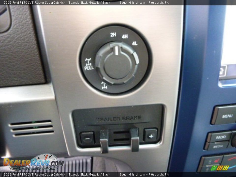 2012 Ford F150 SVT Raptor SuperCab 4x4 Tuxedo Black Metallic / Black Photo #24