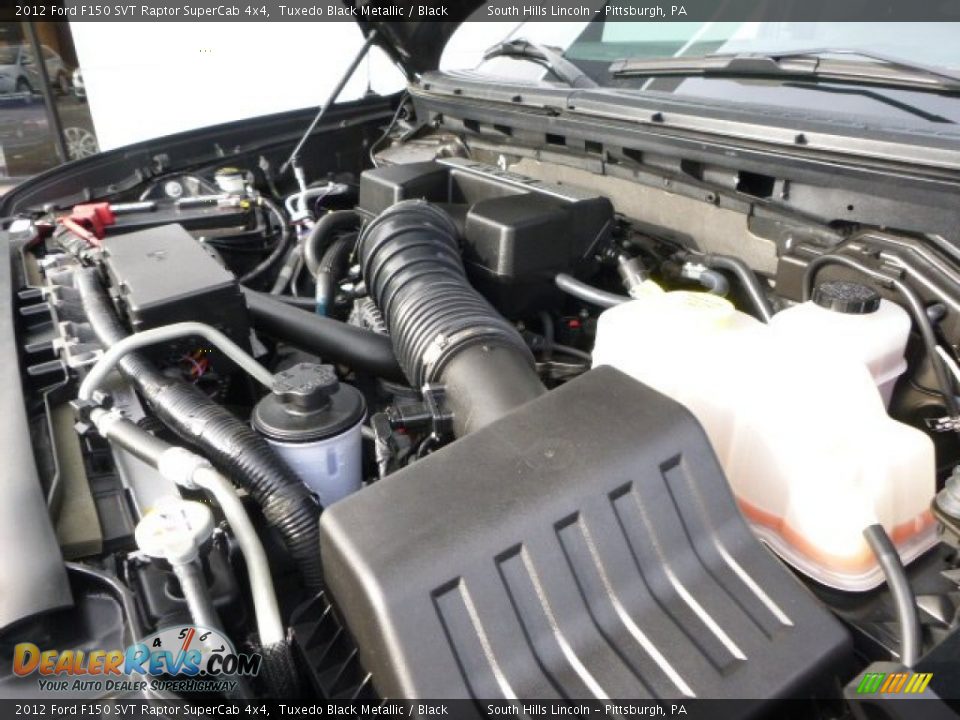 2012 Ford F150 SVT Raptor SuperCab 4x4 Tuxedo Black Metallic / Black Photo #29