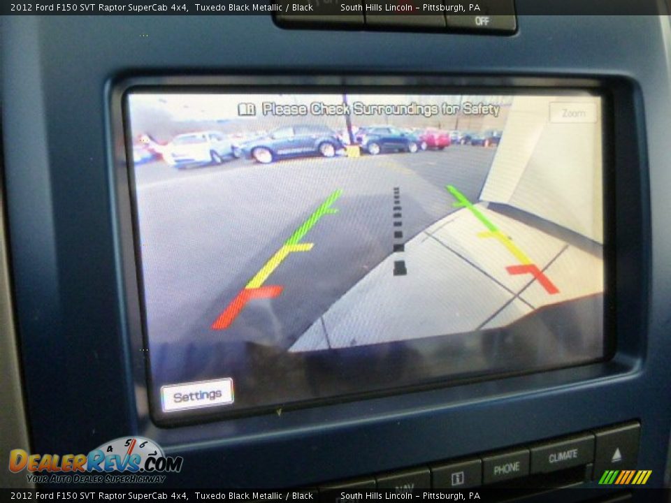 2012 Ford F150 SVT Raptor SuperCab 4x4 Tuxedo Black Metallic / Black Photo #30