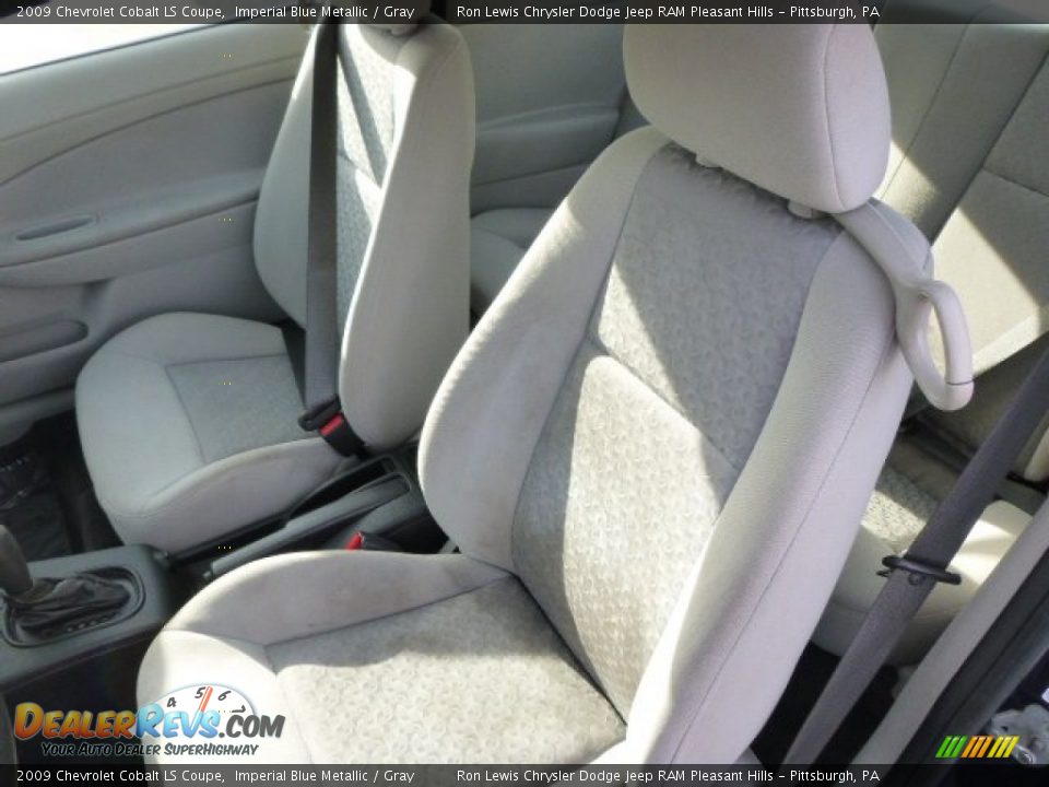 2009 Chevrolet Cobalt LS Coupe Imperial Blue Metallic / Gray Photo #13