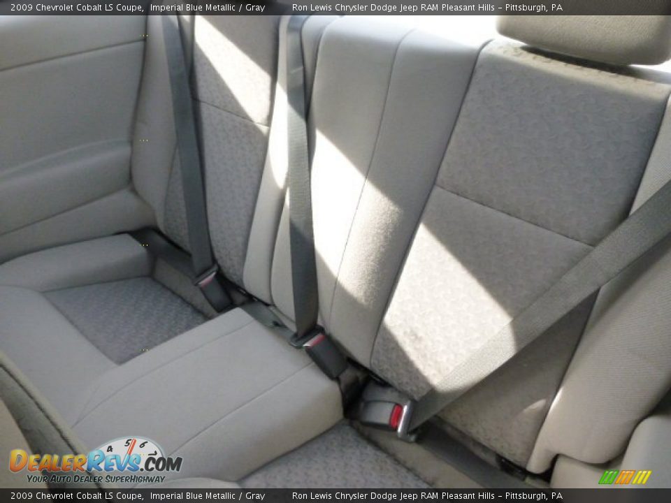 2009 Chevrolet Cobalt LS Coupe Imperial Blue Metallic / Gray Photo #14