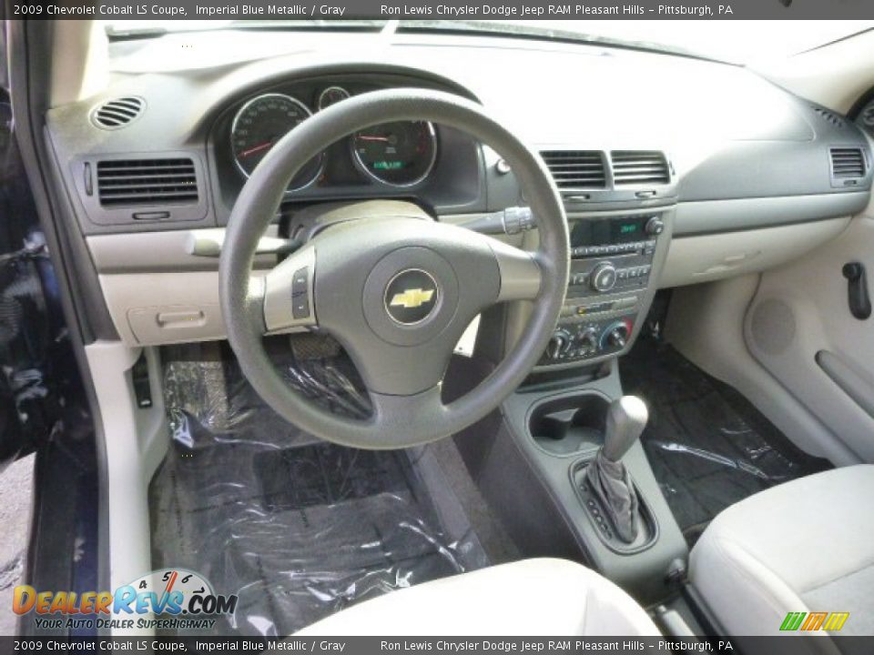 2009 Chevrolet Cobalt LS Coupe Imperial Blue Metallic / Gray Photo #15