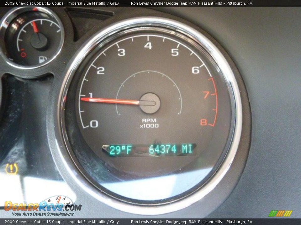 2009 Chevrolet Cobalt LS Coupe Imperial Blue Metallic / Gray Photo #19
