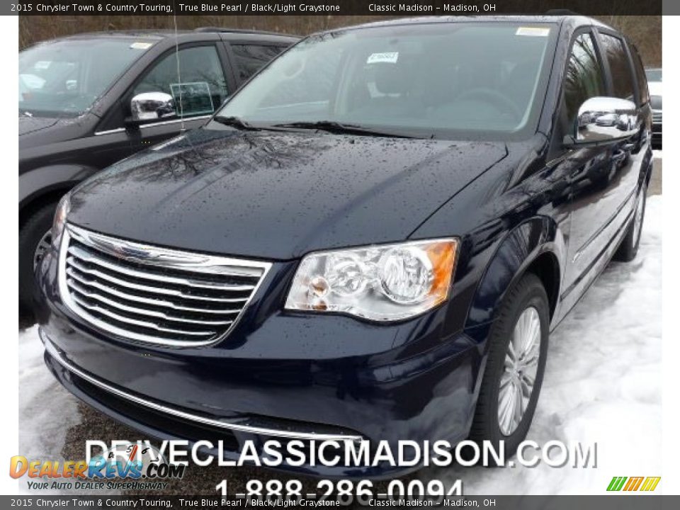 2015 Chrysler Town & Country Touring True Blue Pearl / Black/Light Graystone Photo #1