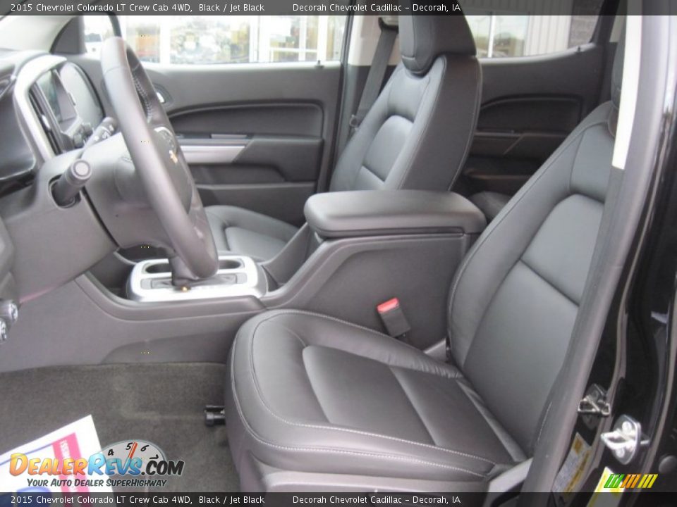 Front Seat of 2015 Chevrolet Colorado LT Crew Cab 4WD Photo #9