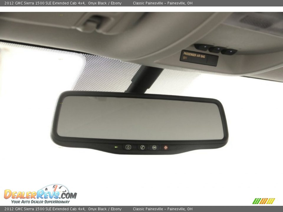 2012 GMC Sierra 1500 SLE Extended Cab 4x4 Onyx Black / Ebony Photo #8