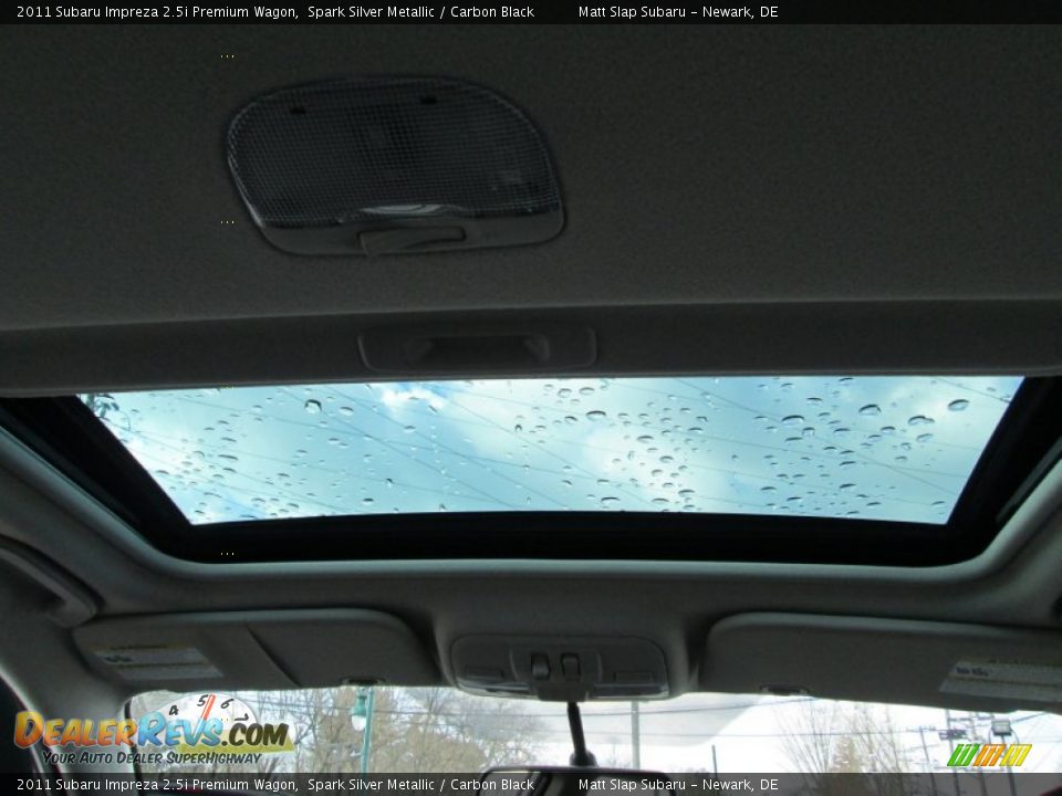 2011 Subaru Impreza 2.5i Premium Wagon Spark Silver Metallic / Carbon Black Photo #20