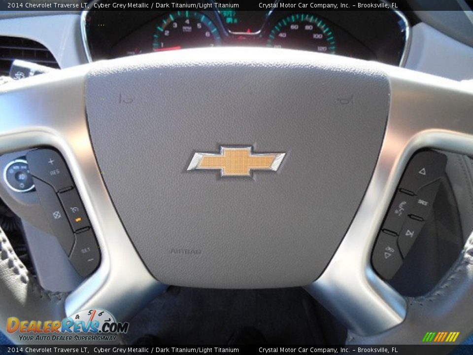 2014 Chevrolet Traverse LT Cyber Grey Metallic / Dark Titanium/Light Titanium Photo #23