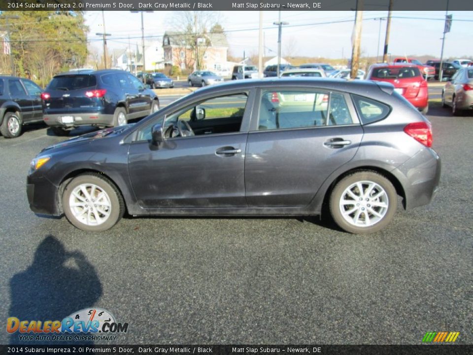 2014 Subaru Impreza 2.0i Premium 5 Door Dark Gray Metallic / Black Photo #9