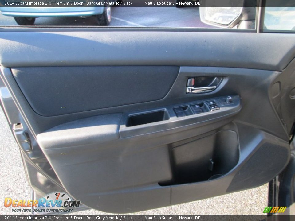 2014 Subaru Impreza 2.0i Premium 5 Door Dark Gray Metallic / Black Photo #12