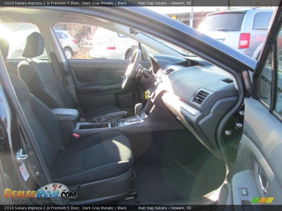 2014 Subaru Impreza 2.0i Premium 5 Door Dark Gray Metallic / Black Photo #17