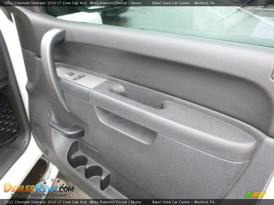 2012 Chevrolet Silverado 1500 LT Crew Cab 4x4 White Diamond Tricoat / Ebony Photo #12