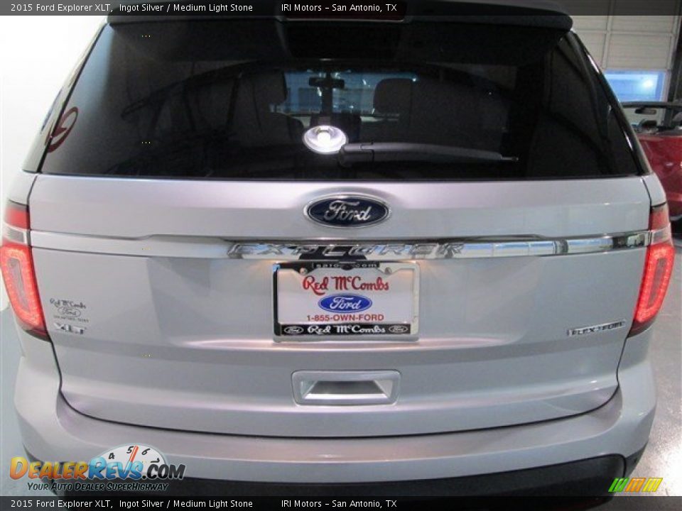 2015 Ford Explorer XLT Ingot Silver / Medium Light Stone Photo #5