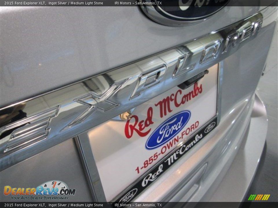 2015 Ford Explorer XLT Ingot Silver / Medium Light Stone Photo #6