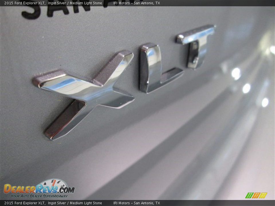 2015 Ford Explorer XLT Ingot Silver / Medium Light Stone Photo #7