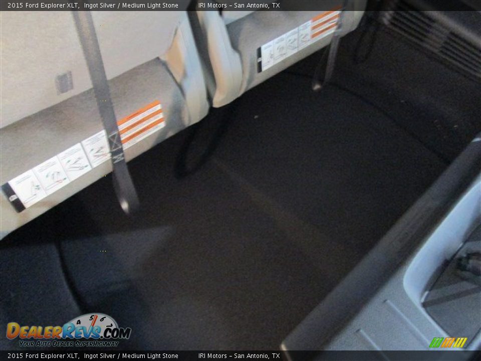 2015 Ford Explorer XLT Ingot Silver / Medium Light Stone Photo #13