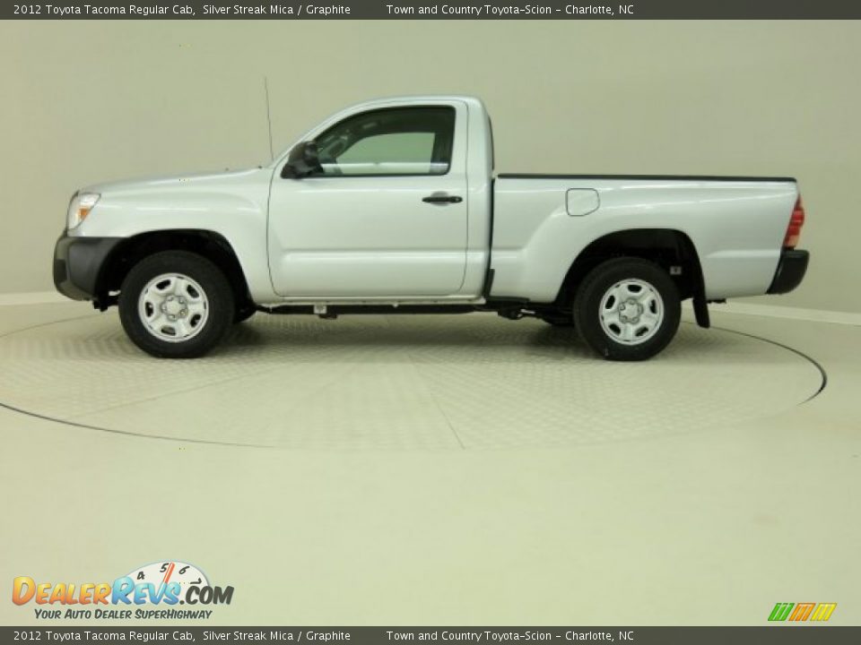 2012 Toyota Tacoma Regular Cab Silver Streak Mica / Graphite Photo #10