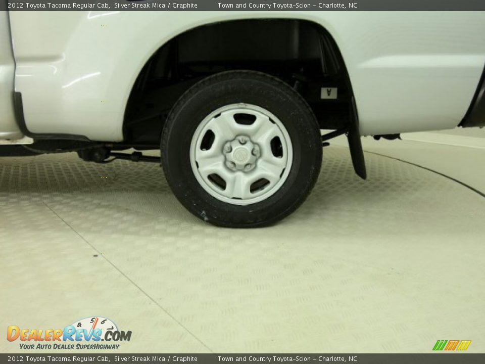 2012 Toyota Tacoma Regular Cab Silver Streak Mica / Graphite Photo #12