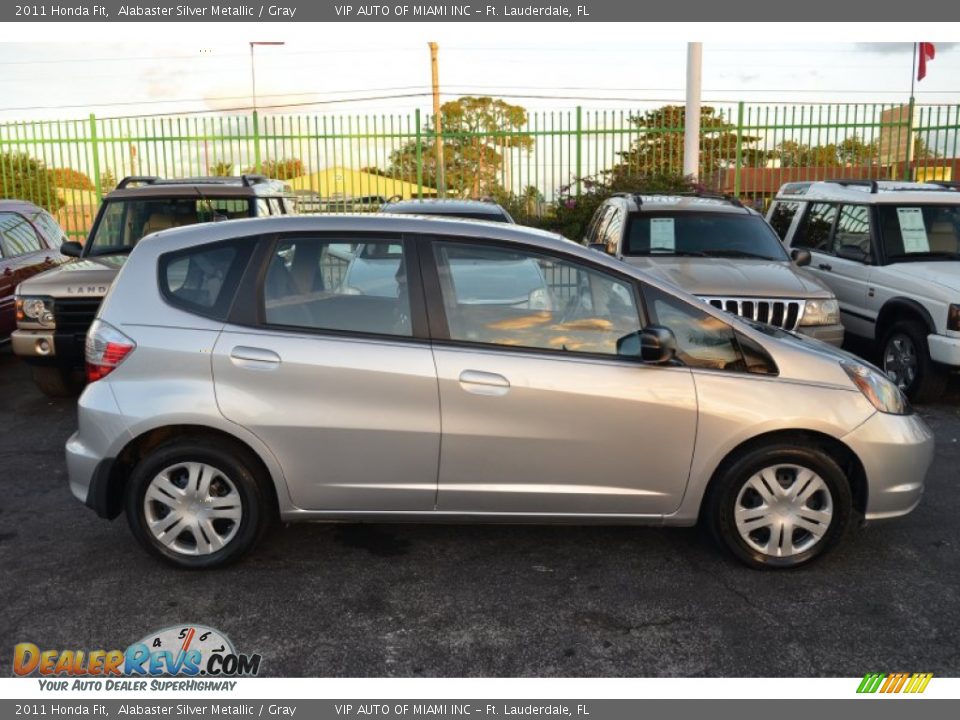 2011 Honda Fit Alabaster Silver Metallic / Gray Photo #20