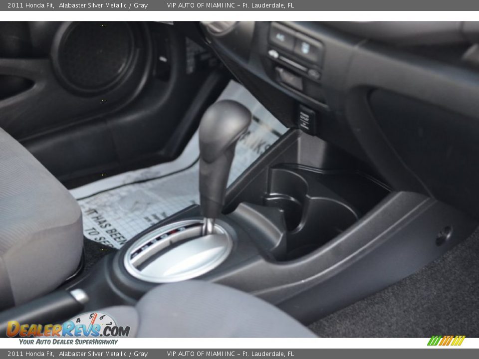 2011 Honda Fit Alabaster Silver Metallic / Gray Photo #30