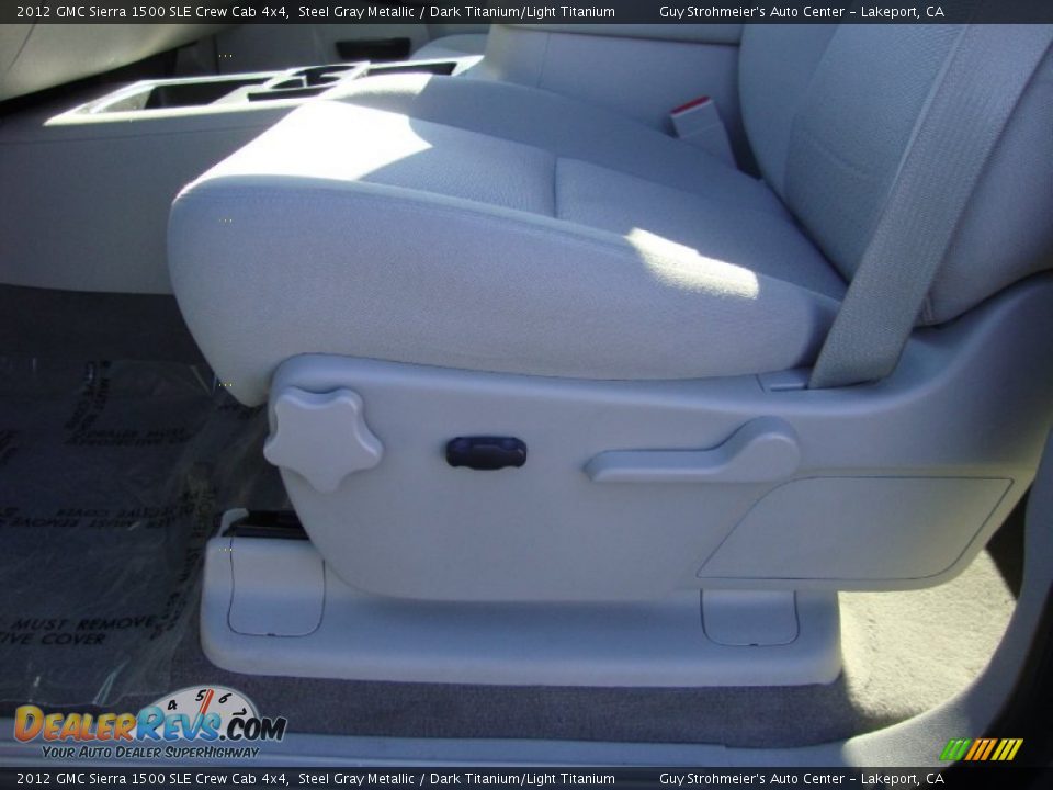 2012 GMC Sierra 1500 SLE Crew Cab 4x4 Steel Gray Metallic / Dark Titanium/Light Titanium Photo #19