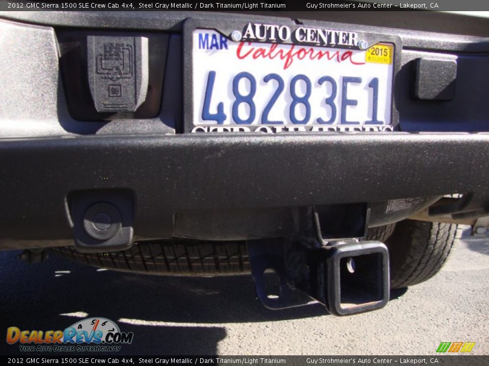 2012 GMC Sierra 1500 SLE Crew Cab 4x4 Steel Gray Metallic / Dark Titanium/Light Titanium Photo #23