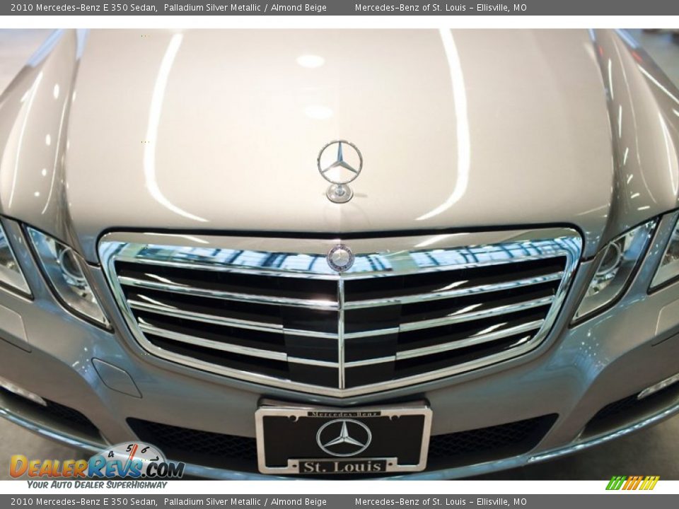 2010 Mercedes-Benz E 350 Sedan Palladium Silver Metallic / Almond Beige Photo #11