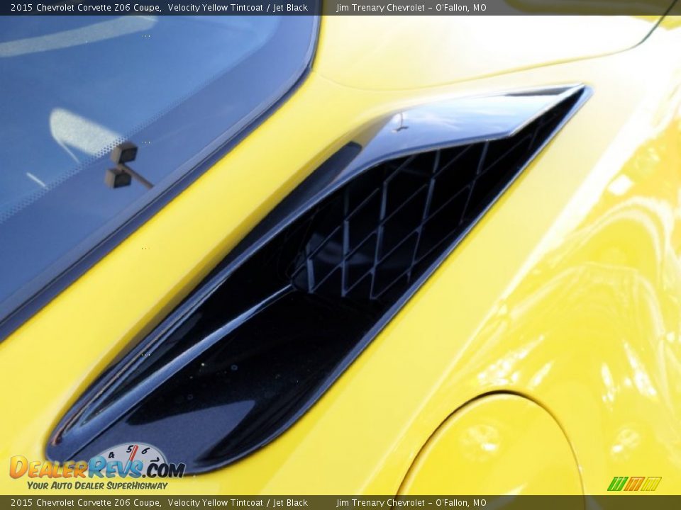 2015 Chevrolet Corvette Z06 Coupe Velocity Yellow Tintcoat / Jet Black Photo #13