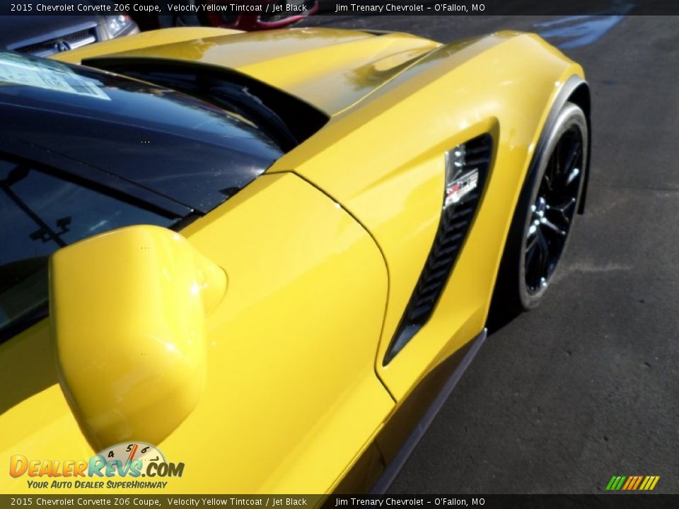 2015 Chevrolet Corvette Z06 Coupe Velocity Yellow Tintcoat / Jet Black Photo #16