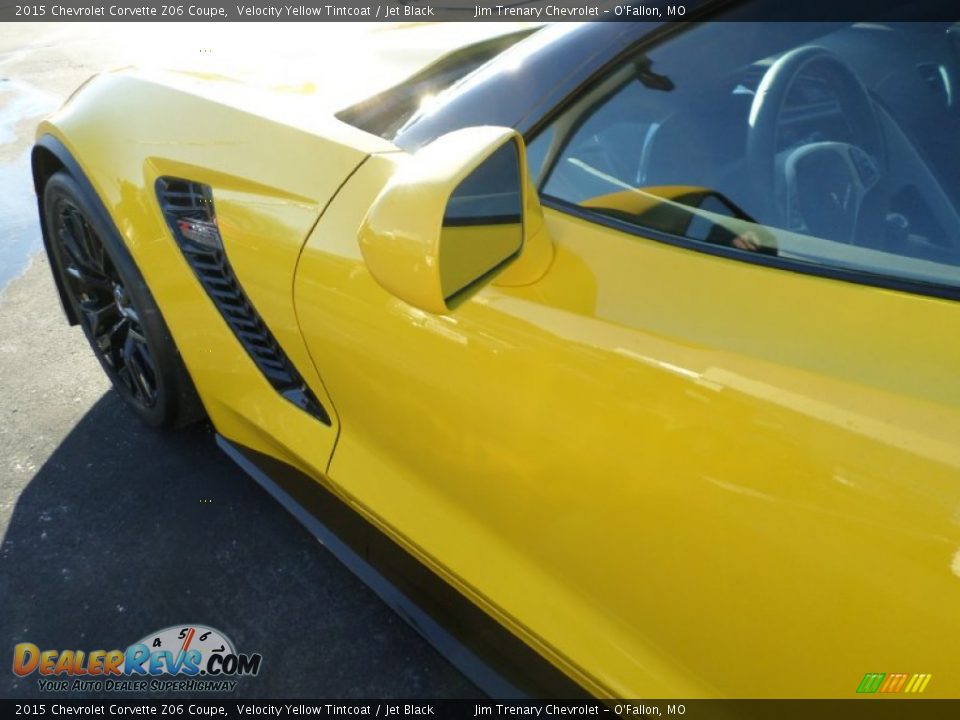 2015 Chevrolet Corvette Z06 Coupe Velocity Yellow Tintcoat / Jet Black Photo #18