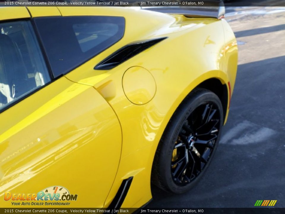2015 Chevrolet Corvette Z06 Coupe Velocity Yellow Tintcoat / Jet Black Photo #19