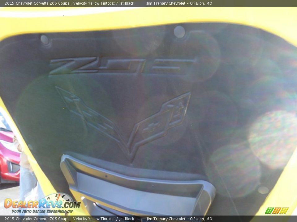 2015 Chevrolet Corvette Z06 Coupe Velocity Yellow Tintcoat / Jet Black Photo #23