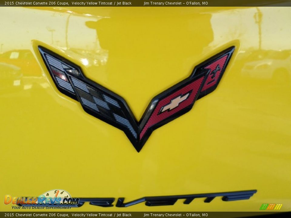 2015 Chevrolet Corvette Z06 Coupe Velocity Yellow Tintcoat / Jet Black Photo #25