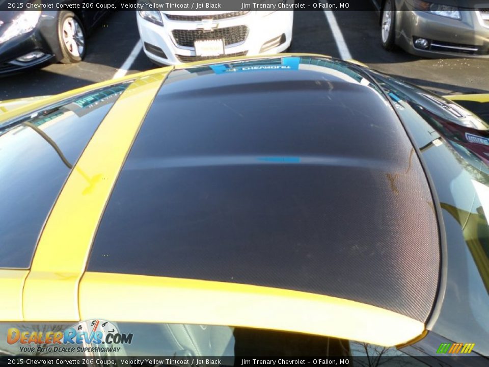 2015 Chevrolet Corvette Z06 Coupe Velocity Yellow Tintcoat / Jet Black Photo #27