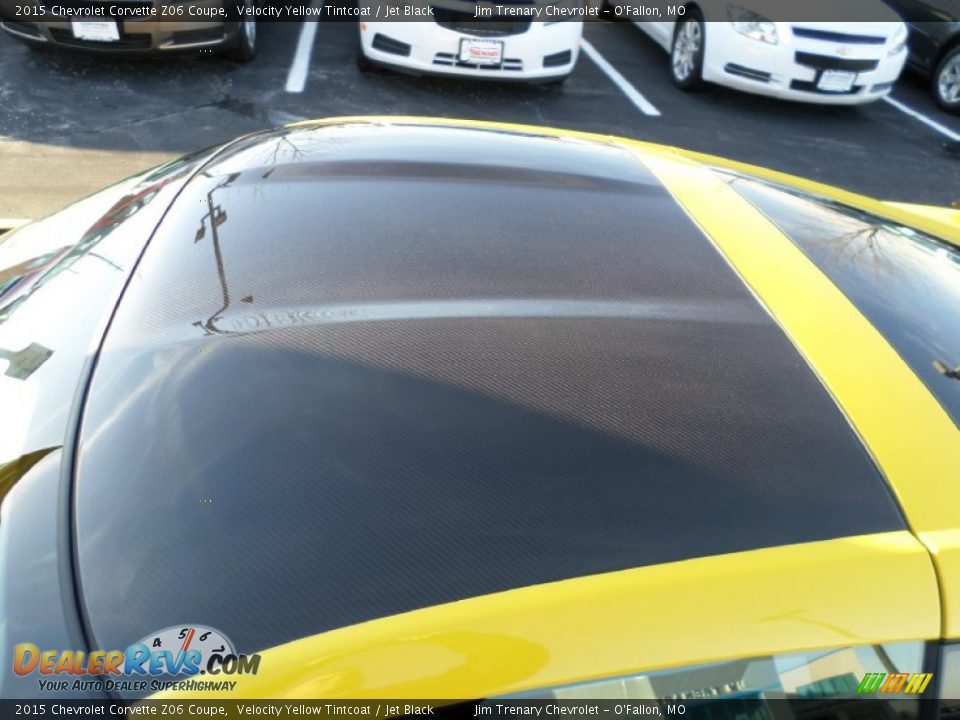 2015 Chevrolet Corvette Z06 Coupe Velocity Yellow Tintcoat / Jet Black Photo #28