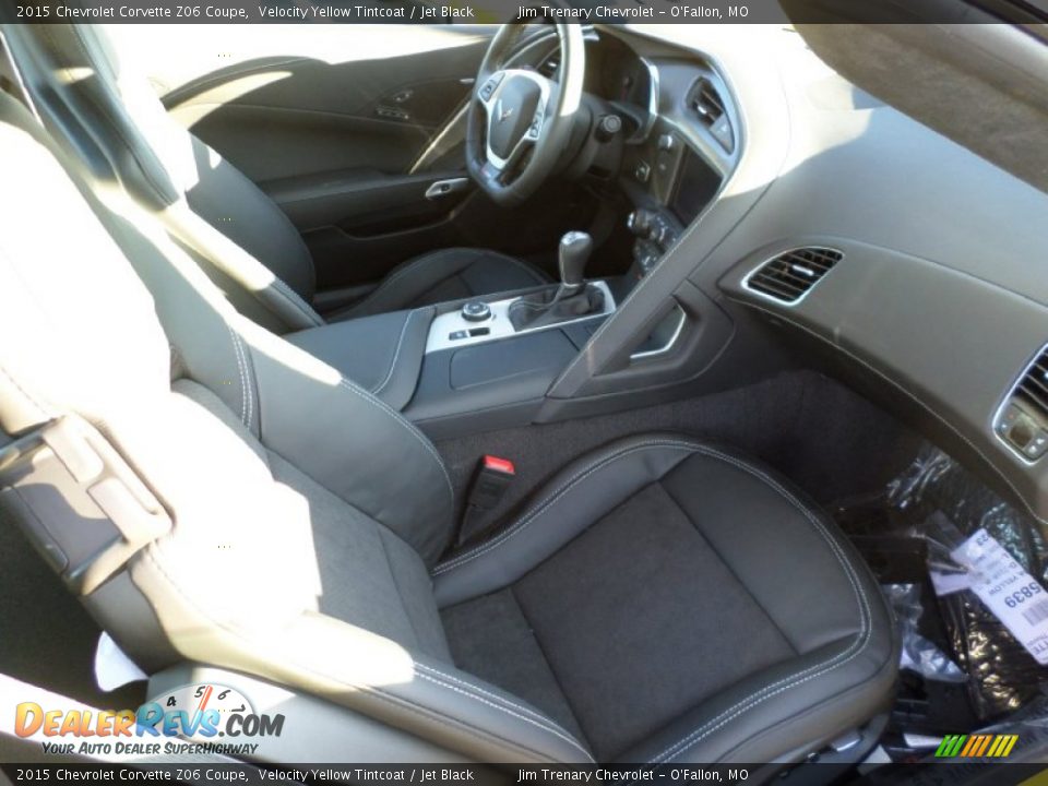 Jet Black Interior - 2015 Chevrolet Corvette Z06 Coupe Photo #33
