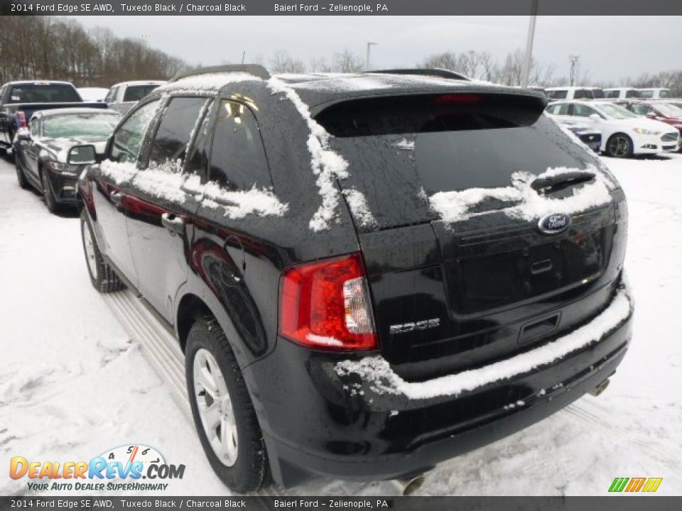 2014 Ford Edge SE AWD Tuxedo Black / Charcoal Black Photo #3