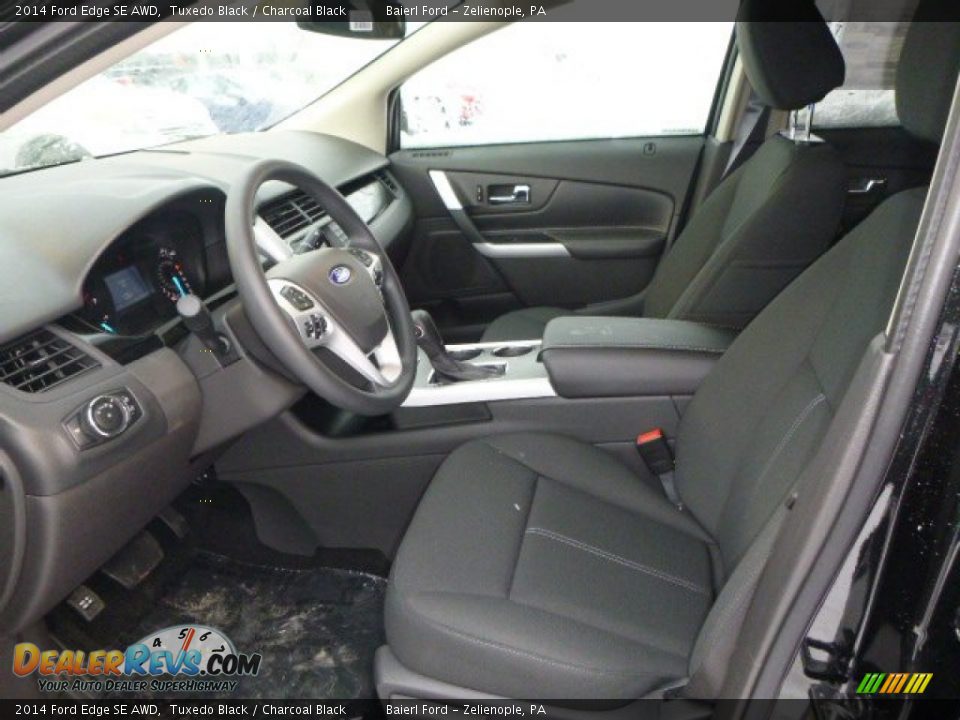 2014 Ford Edge SE AWD Tuxedo Black / Charcoal Black Photo #6