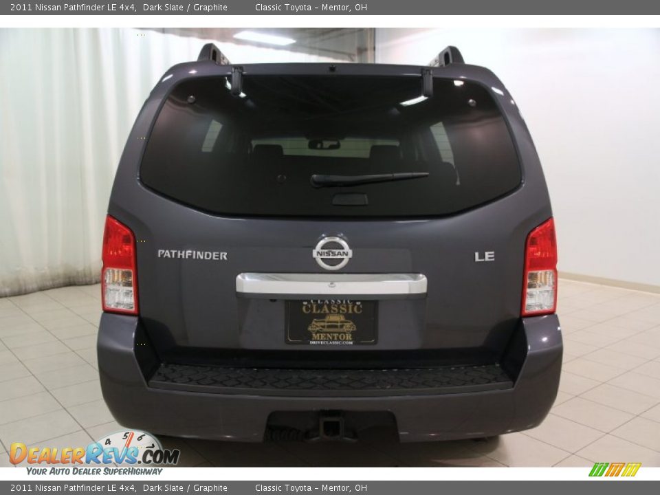 2011 Nissan Pathfinder LE 4x4 Dark Slate / Graphite Photo #22