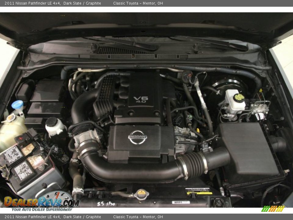 2011 Nissan Pathfinder LE 4x4 Dark Slate / Graphite Photo #23