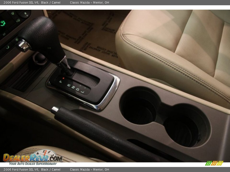 2006 Ford Fusion SEL V6 Black / Camel Photo #9