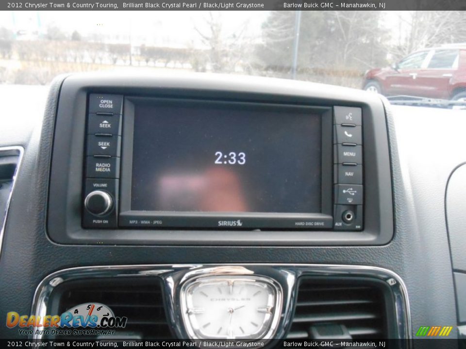 2012 Chrysler Town & Country Touring Brilliant Black Crystal Pearl / Black/Light Graystone Photo #20