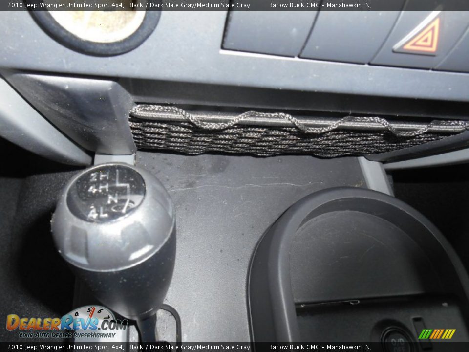 2010 Jeep Wrangler Unlimited Sport 4x4 Black / Dark Slate Gray/Medium Slate Gray Photo #13